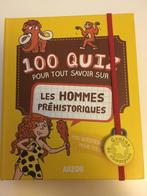 100 Quiz pour tout savoir sur les hommes préhistoriques, Livres, Enlèvement, Utilisé, Non-fiction