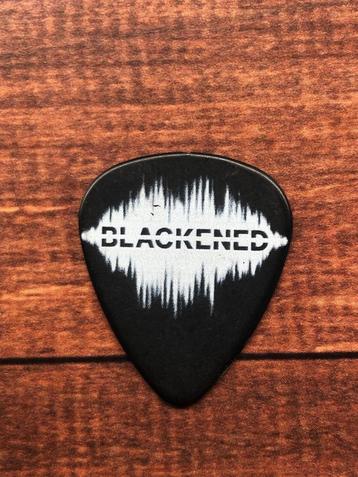 Metallica Blackened plectrum mediator  pick, Enlèvement ou Envoi, Comme neuf