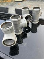 4 T stukken, Doe-het-zelf en Bouw, Ophalen, Nieuw, PVC, 80 mm of meer