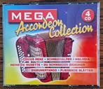 MEGA ACCORDEON COLLECTION - 2007 , Box met 4 CD's, Cd's en Dvd's, Cd's | Instrumentaal, Ophalen of Verzenden