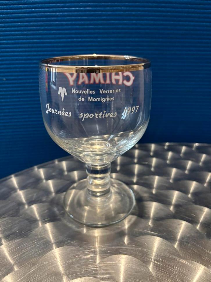 Verre Chimay Nouvelles Glassworks Momognies 1997, Verzamelen, Glas en Drinkglazen, Nieuw, Ophalen of Verzenden