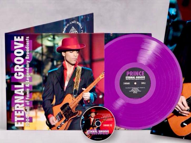 Prince LP + DVD + Poster - Eternal Groove - Paars Vinyl, Cd's en Dvd's, Vinyl | Pop, Nieuw in verpakking, 2000 tot heden, 12 inch