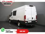 Iveco Daily 35S16V 2.3 L3H2 155 pk Aut. DC Dubbel Cabine EXP, Auto's, Automaat, Electronic Stability Program (ESP), Iveco, Wit