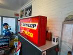 DUNLOP banden oude reclame lichtbak, Verzamelen, Merken en Reclamevoorwerpen, Ophalen, Gebruikt, Lichtbak of (neon) lamp