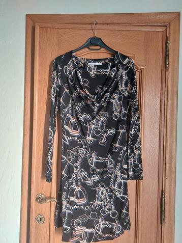 Robe noire à motifs Lola&Liza - taille 42 beschikbaar voor biedingen