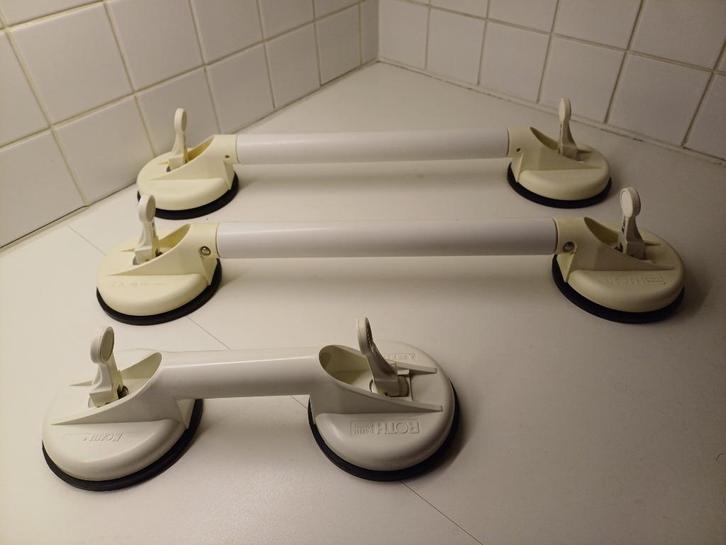 Handgreep met zuignap voor douche/bad/wc, Diversen, Verpleegmiddelen, Gebruikt, Ophalen