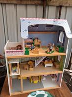 Toys uncle poppenhuis met extra popjes., Ophalen, Zo goed als nieuw, Poppenhuis