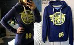 Blauwe hoodie/pull Superdry XS/XXS, Taille 34 (XS) ou plus petite, Bleu, Superdry, Enlèvement ou Envoi