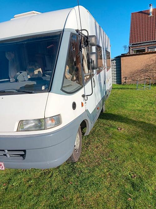 Mobilhome,wit,fiat bustner, Caravans en Kamperen, Mobilhomes, Particulier, Ophalen