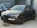 Alfa Romeo Stelvio 2.2 MJD Sprint BlackEdition *1JGarantie*, Auto's, Alfa Romeo, 4 cilinders, Zwart, Leder, Dealer onderhouden