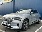 Audi E-tron 55 quattro advanced 95 kWh Nieuwstaat Pano|Leder, Autos, Argent ou Gris, Achat, Euro 6, Noir