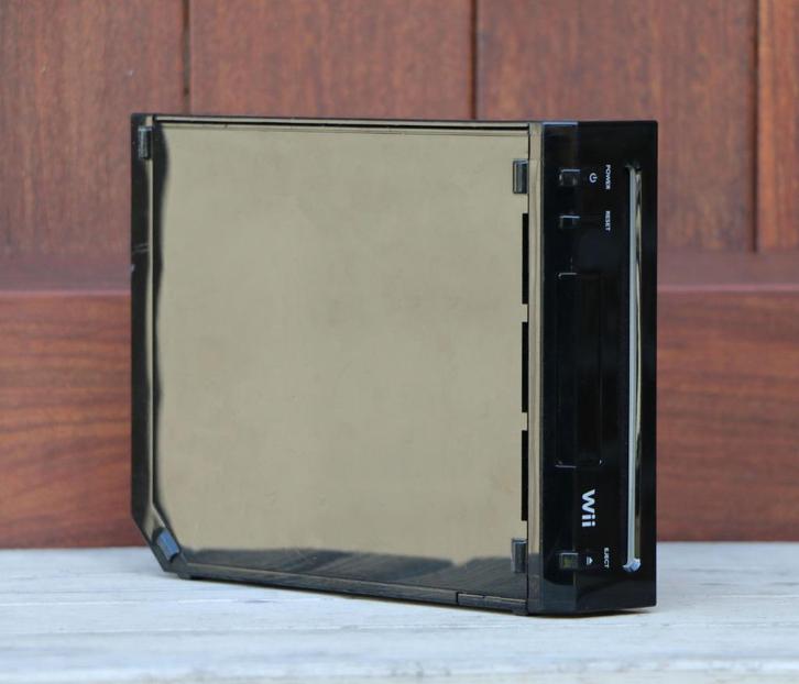 Wii Console Zwart, Games en Spelcomputers, Spelcomputers | Nintendo Wii, Zo goed als nieuw, Ophalen