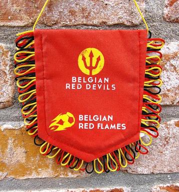 België Red Flames Rode Duivels prachtig voetbalvaantje beschikbaar voor biedingen