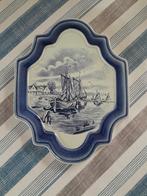 Boch TBE wandplaat met bootpatroon, Ophalen of Verzenden