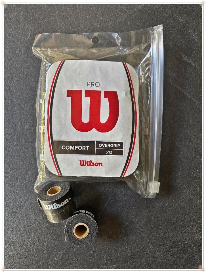 WILSON - PACK PRO SURGRIPS COMFORT NEUF – 12 PIECES, Sport en Fitness, Tennis, Nieuw, Overige typen, Wilson, Ophalen of Verzenden