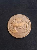 Harry Elstrom Belgische bronzen medaille Fibru Fisch Fonson, Postzegels en Munten, Ophalen of Verzenden, Brons