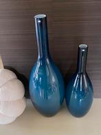 Blauwe vaas Leonardo, Huis en Inrichting, Ophalen, 50 tot 75 cm, Blauw, Glas
