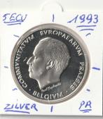 5 ECU KONING BOUDEWIJN I- 1993 ZILVER, Ophalen of Verzenden, Zilver, Zilver