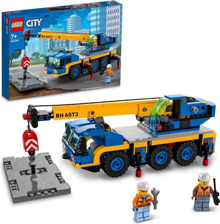 Lego City 60324 - Mobiele kraan, Kinderen en Baby's, Speelgoed | Duplo en Lego, Nieuw, Lego, Complete set, Ophalen of Verzenden