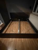 Ikea bed 180x200, Huis en Inrichting, Slaapkamer | Bedden, Ophalen, Zwart, Tweepersoons, Zo goed als nieuw