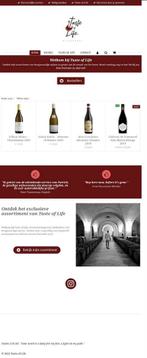 Lancering website - Taste of Life!, Ophalen of Verzenden