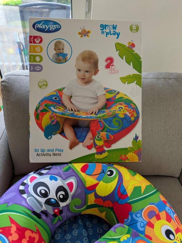 Play Gro sit up and play, activiteitennest, Kinderen en Baby's, Speelgoed | Babyspeelgoed, Gebruikt, Overige typen, Ophalen