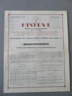 Minerve documenten brandverzekering voorwaarden 1936, Envoi, Comme neuf, Ustensile