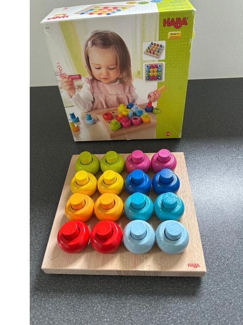 Haba meerkleurige slipringen, Kinderen en Baby's, Speelgoed | Educatief en Creatief, Gebruikt, Ophalen of Verzenden