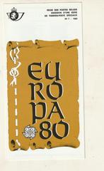 Europe 80, n 7 de l'année 1980, ces timbres sont en parfait, Neuf, Europe, Avec timbre, Affranchi