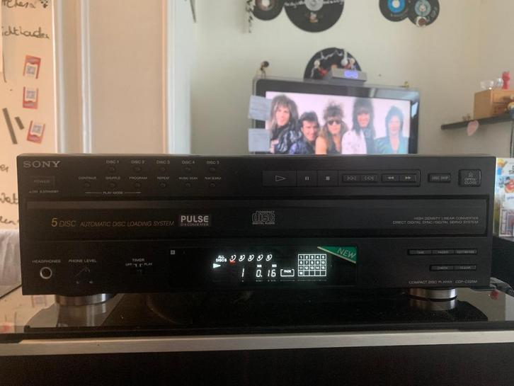 Sony cd speler CDP-C325M 5disc, Audio, Tv en Foto, Cd-spelers, Zo goed als nieuw, Sony, Wisselaar, Ophalen