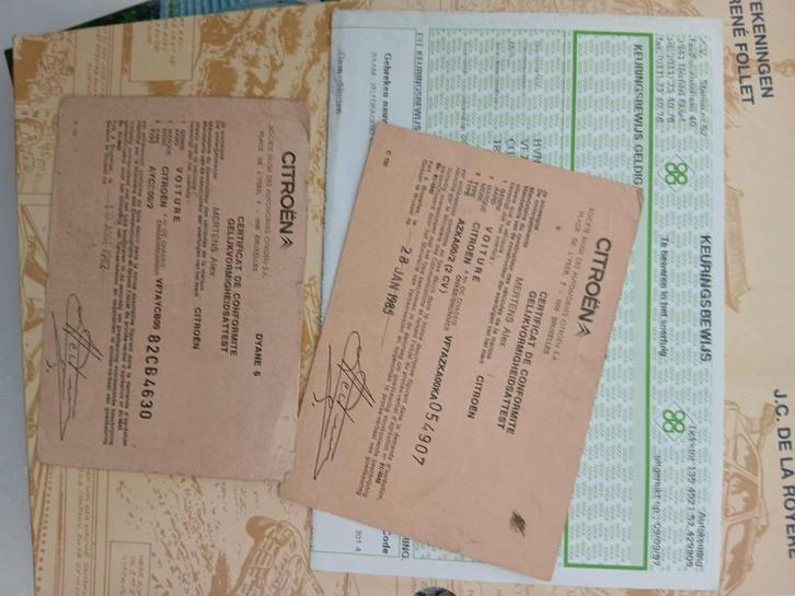 citroen 2pk dyane visa, Auto-onderdelen, Overige Auto-onderdelen, Citroën, Gebruikt, Ophalen of Verzenden