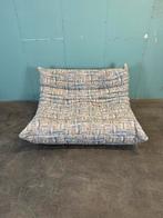 Ligne Roset Togo 2-zits blauw vintage print, Ophalen, Gebruikt, Blauw