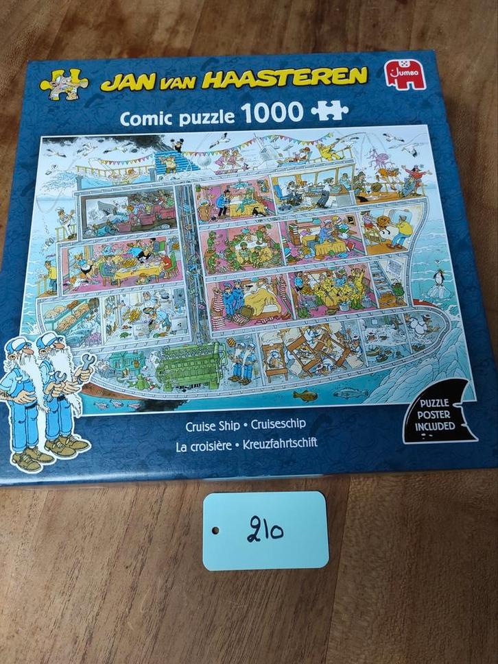 Van haasteren cruise ship, Hobby en Vrije tijd, Denksport en Puzzels, Zo goed als nieuw, Legpuzzel, 500 t/m 1500 stukjes, Ophalen of Verzenden