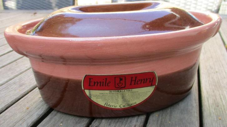 Terracotta ovenpot Emile Henry nieuw, Huis en Inrichting, Keuken | Potten en Pannen, Nieuw, Overige typen, Overige materialen
