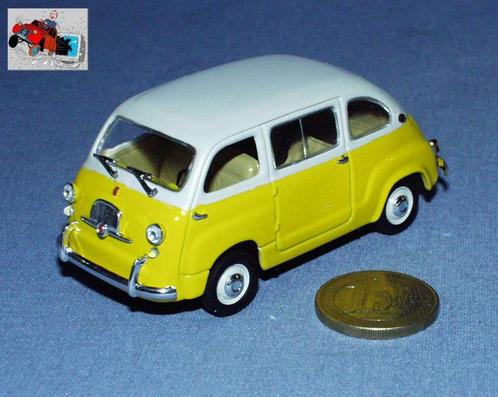 Remarque 1/43 : Fiat 600 Multipla Bicolore, Hobby & Loisirs créatifs, Voitures miniatures | 1:43, Neuf, Voiture, Norev, Envoi