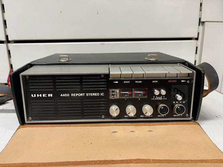 Uher 4400 Report Stereo IC-bandrecorder met tas, Audio, Tv en Foto, Bandrecorder, Bandrecorder, Ophalen