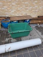 Mortelbak, Ophalen, Gebruikt