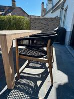 6 tuinstoelen, Tuin en Terras, Tuinstoelen, Ophalen, Gebruikt, Hout, Stapelbaar