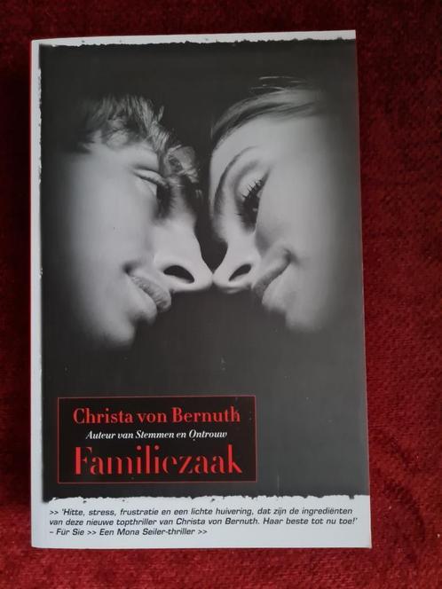 Christa von Bernuth Familiezaak - nieuw, Livres, Thrillers, Enlèvement ou Envoi