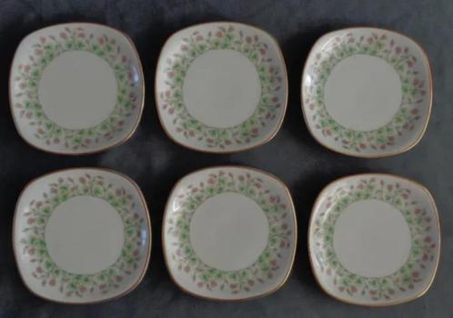 HUTSCHENREUTHER KLEEBLUME 591 6x gebaksbord 15cm bord NIEUW, Huis en Inrichting, Keuken | Servies, Zo goed als nieuw, Verzenden