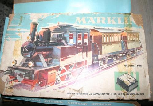 Vintage Märklin modeltrein doos, Hobby en Vrije tijd, Modeltreinen | Overige schalen, Gebruikt, Treinset, Gelijkstroom of Wisselstroom