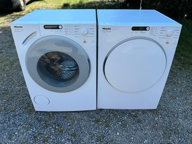 Wasmachine en droogkast Miele werken perfect beide A+++ 8KG, Elektronische apparatuur, Wasmachines, Zo goed als nieuw, Ophalen