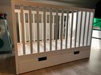 Babybed Stuva + gratis matras IKEA, Ledikant, Zo goed als nieuw, Ophalen