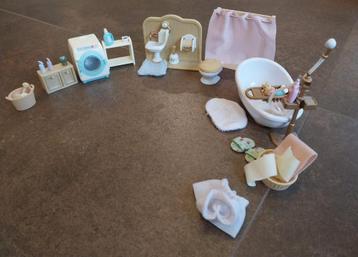 Sylvanian Families - Salle de bain et buanderie beschikbaar voor biedingen