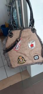 Toffe stoffen handtas 1x gebruikt, Ophalen of Verzenden, Nieuw, Overige kleuren, Handtas