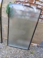 Ondoorzichtig/ gezandstraald dubbel glas 520x860mm, Doe-het-zelf en Bouw, Glas en Ramen, Ophalen, Gebruikt, Dubbelglas