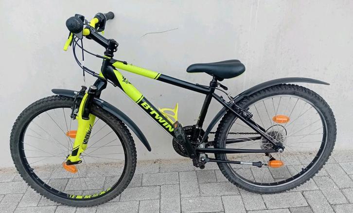 Mountainbike kinderfiets Rockrider ST 500 24inch 18speed ‍🚴, Fietsen en Brommers, Fietsen | Cruisers en Lowriders, Gebruikt, Cruiser
