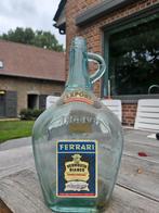 Vintage fles Ferrari Vermouth Bianco – met handvat, Antiek en Kunst, Ophalen