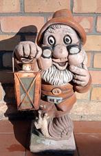 Antieke/ vintage tuinkabouter in massief gegoten steen, Overige materialen, Gebruikt, Duitsland, Ophalen of Verzenden