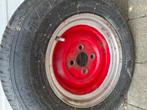 2 x 12 duim caravanwiel ,met net vervngen banden 155/80 R12, Ophalen of Verzenden, Gebruikt